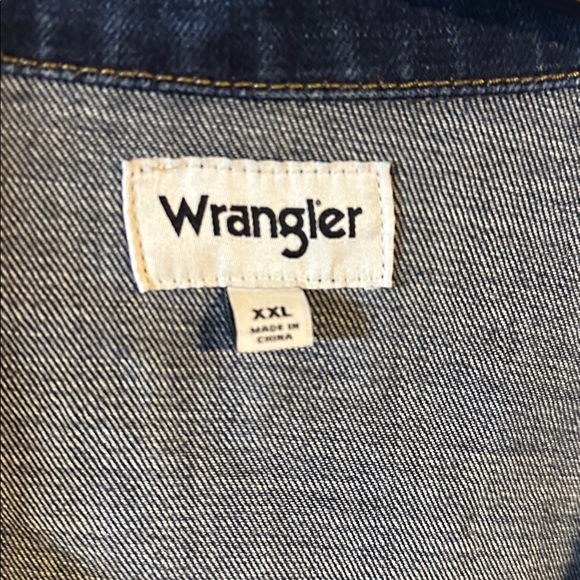 Wrangler Dark Blue Denim Jacket xxl - Picture 2 of 6
